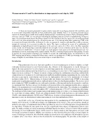 Measurement of S and Na Distribution in Impregnated Wood Chip by XRF