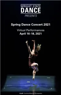 Spring Dance Concert 2021 WRIGHT STATE
