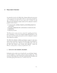 1. Geology and Seismic Hazards