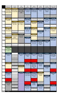 AFO 2019 Clean Schedule.Xlsx