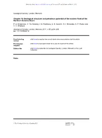 Northern Barents Basin Chapter 16 Geological Structure and Petroleum