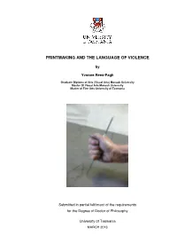 Printmaking and the Language of Violence