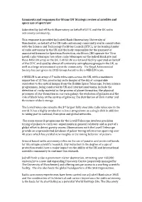 Submitted by Jodrell Bank Observatory on Behalf of STFC and the UK Radio Astronomy Community