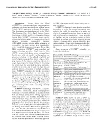 Nofbx™ Mars Ascent Vehicle: a Single Stage to Orbit Approach J
