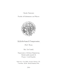Syllable-Based Compression