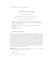 On the Bicoset of a Bivector Space