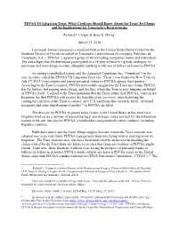 PDVSA US Litigation Trust: What Creditors Should Know About the Trust, Its Claims and Its Implications for Venezuela’S Restructuring