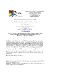 Qardhul Hasan Principles Applied to Micro Finance Facilities Paper to Be