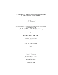 Structural Analysis Through Ordered Harmony Transformations in the Early Works of Arnold Schoenberg