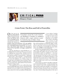 The Rise and Fall of Penicillin