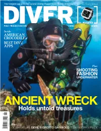 Ancient Wreck Revisited: High Tech Team Dives For