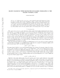 Arxiv:2008.13275V2 [Math.CO] 25 Sep 2020
