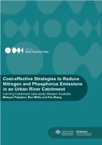 Cost-Effective Strategies to Reduce Nitrogen and Phosphorus