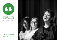 Evaluation Report 2018-9 Table of Contents