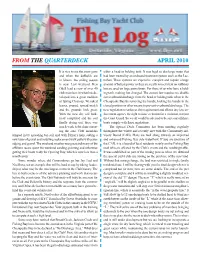 From the Quarterdeck April 2010