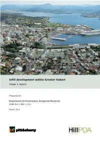 Infill Development Within Greater Hobart Stage 1 Report