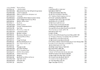 Licence Number Business Name Address Sales MO/PRM/222 5