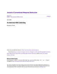 An Interview with Colin King