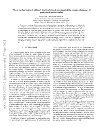 Arxiv:2012.09270V2 [Physics.Soc-Ph] 27 Apr 2021 the End of a Season, on the Short- Or Long-Term Performance of Ferent Aspects of Performance [7]