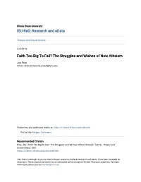 The Struggles and Wishes of New Atheism