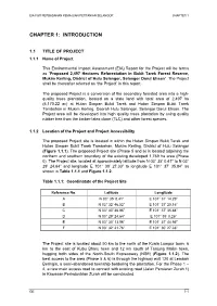 Chapter 1 : Introduction