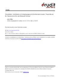 Urbanization, Colonization and Underdevelopment in the Bas-Saint-Laurent : Fraserville and the Témiscouata in the Late Nineteenth Century"