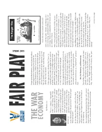 Fair Play Spring 2003
