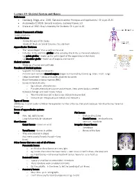 Skeletal System and Bones References: • Eizenberg, Briggs, Et Al