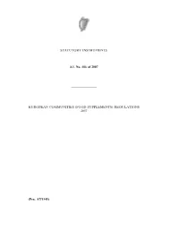 STATUTORY INSTRUMENTS. SI No. 506 of 2007