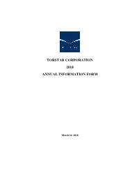 2018 Annual Information Form