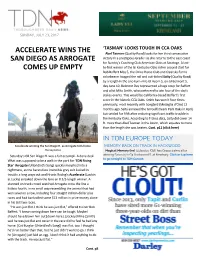 Accelerate Wins the San Diego As Arrogate Comes up Empty