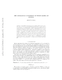 Arxiv:1812.07604V1 [Math.AT] 18 Dec 2018 Ons Hsvledosa H Ieo H Oe of Model the of Size the As Drops Value This Points