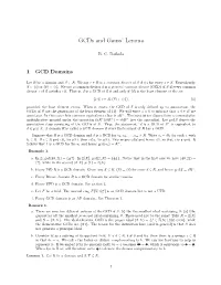 Gcds and Gauss' Lemma