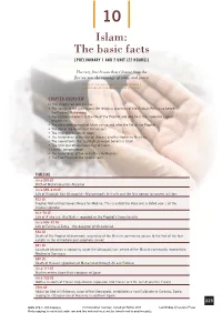 Islam: the Basic Facts [PRELIMINARY 1 and 2 UNIT (22 HOURS)]