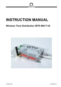 Manual WTD 868T-V2 Transmitter EN Download