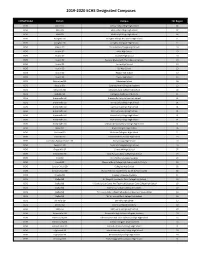 2019-2020 ECHS Designated Campuses
