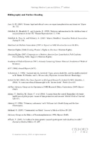 Bibliography and Further Reading