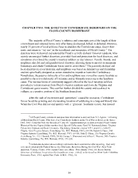 Chapter Two: the Effects of Confederate Deserters on the Floyd County Homefront