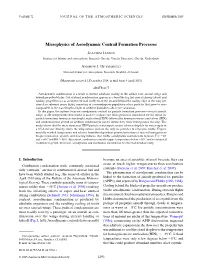 Microphysics of Aerodynamic Contrail Formation Processes