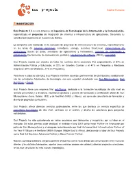 P Resentación
