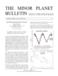 The Minor Planet Bulletin 37 (2010) 45 Classification for 244 Sita