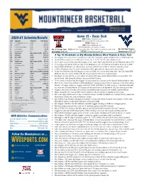 2020-21 Game Notes.Indd