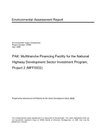 Multitranche Financing Facility for the National Highway Development Sector Investment Program, Project 2 (MFF0002)