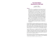 The Sutter Buttes: Attachments to the Land