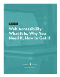 Web Accessibility? 3