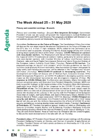 Agenda EN End of the Plenary Session