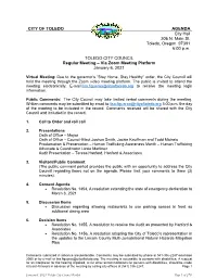 January 6, 2021 Meeting Packet