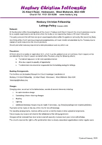 Lettings Policy Jan 2020
