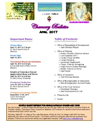RESPONSORIAL PSALM Any Familiar Setting of Psalm 112 (Or Another Appropriate Penitential Psalm) May Be Used