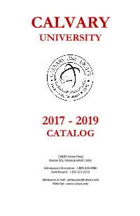 Calvary University